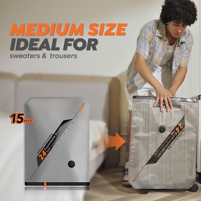 Rechargeable Wireless Pump Travel Storage Bags Set - Image 5