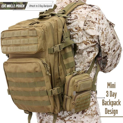 LIVANS Tactical Molle Utility Pouch, EDC Tool Pouch Tactical Phone Pouches Mini - Image 7
