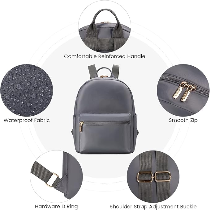 LOVEVOOK Mini Backpack for Women Light Weight Small Waterproof Backpack Purses - Image 6