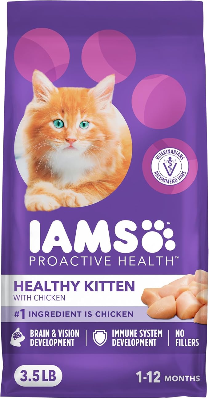 IAMS Proactive Health Kitten Dry Cat Food, Healthy Kitten Food Dry Recipe by IAMS