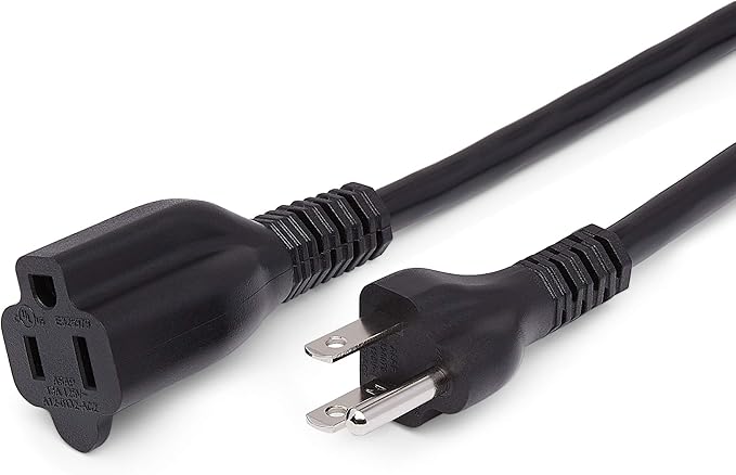 Amazon Basics Indoor Extension Cord, 3 Prong Outlet Extender Power Cord - Image 3