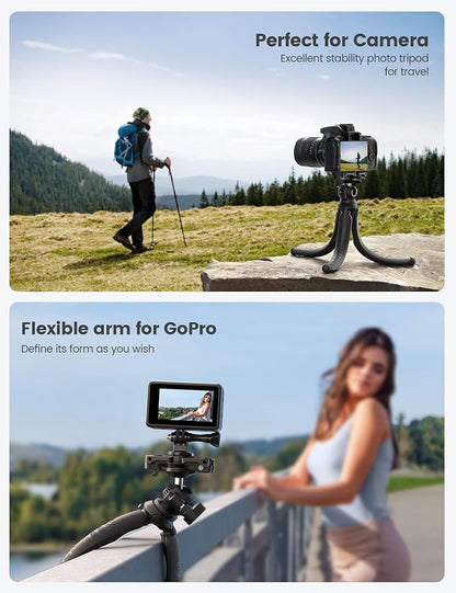 Lamicall Tripod for Camera - 3 in 1 Flexible Tripod for iPhone - iPhone Stand - Image 5