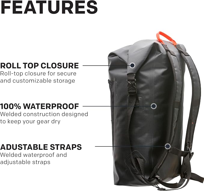 Grundéns Bootlegger Roll Top Backpack | Waterproof - Image 4