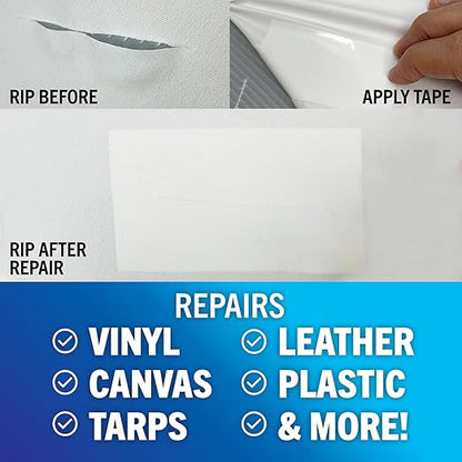 Better Boat Repair Tape for Fabric and Vinyl 30ft x 3in, Heavy Duty - Image 2