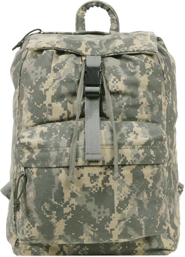 Rothco Canvas Daypack – Heavy-Duty Cotton Canvas Backpack - Image 2