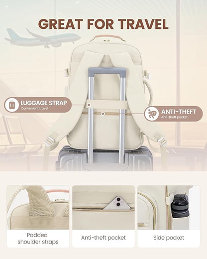 LOVEVOOK Travel Backpack for Women & Men 40L, Airline Approved Carry On - Image 6