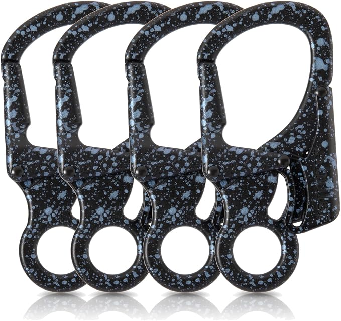 Ahiller Carabiner Clip, Double Anti-Misopening Locking Design, Key Ring Clip by Ahiller