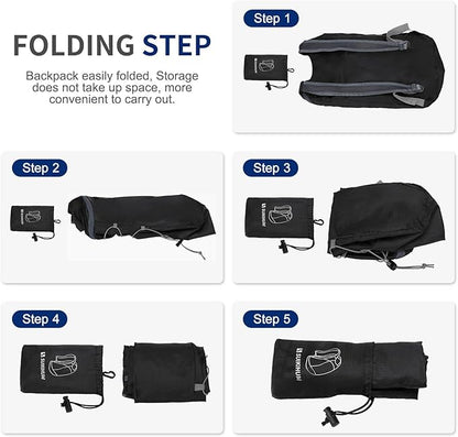 20L Hiking-Daypack Lightweight Foldable Travel Packable Backpack - Image 7