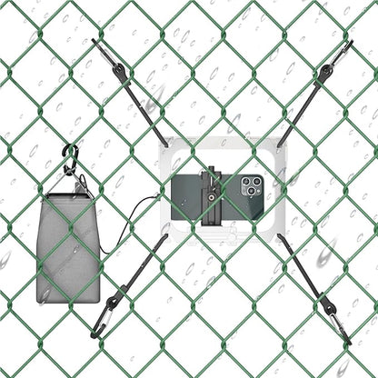 Cell Phone Fence Mount with Shade, Mounting Kit Works with iPhone, Mevo Start - Image 3