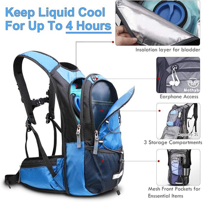 Mothybot Hydration Pack, Insulated Hydration Backpack - Image 2