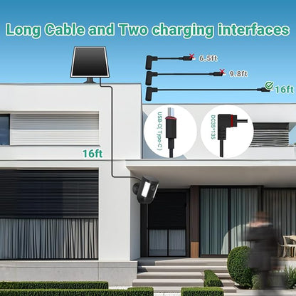 Solar Panel for Ring Camera, 6W Solar Charger - Image 5