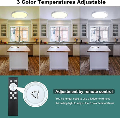 2 Pack ZSYUBO 12 Inch Motion Sensor Ceiling Light Wired, 24w Flush Mount Light - Image 4