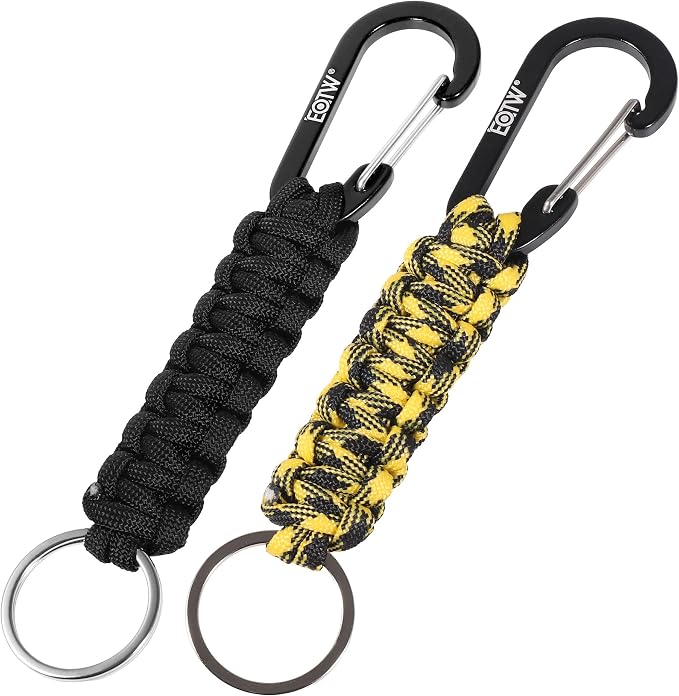 EOTW Paracord Keychain for Men Women Paracord Carabiner Backpack Keychain by EOTW