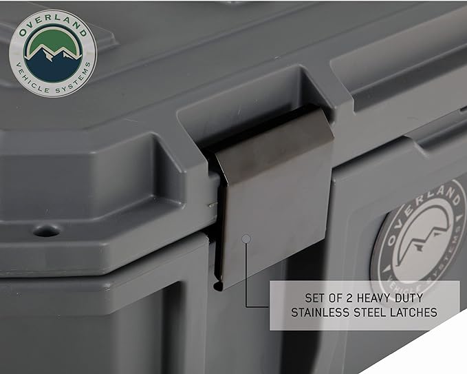 Overland Vehicle Systems 40100031 Dark Gray 169 QT Dry Box Storage - Image 6