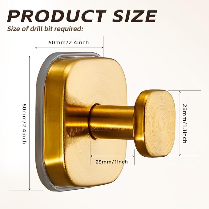 Suction Cup Hooks for Shower Heavy Duty No-Drill– Reusable Multi-Purpose Hooks - Image 8