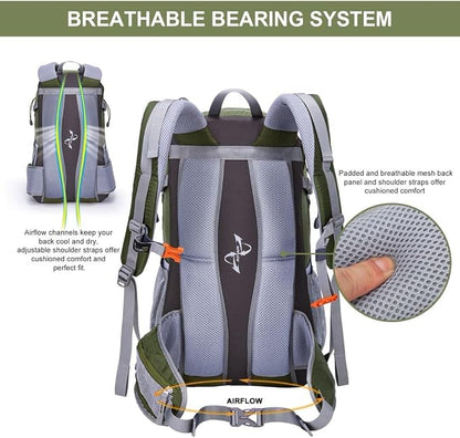 MOUNTAINTOP 25L/40L Hiking Backpack, Lightweight Travel Backpack - Image 4