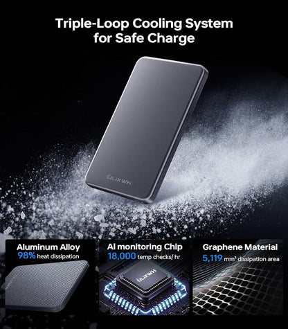 ULiXWH for Magsafe Portable Charger for iPhone, 2026 Upgrade 5000mAh Fast - Image 3