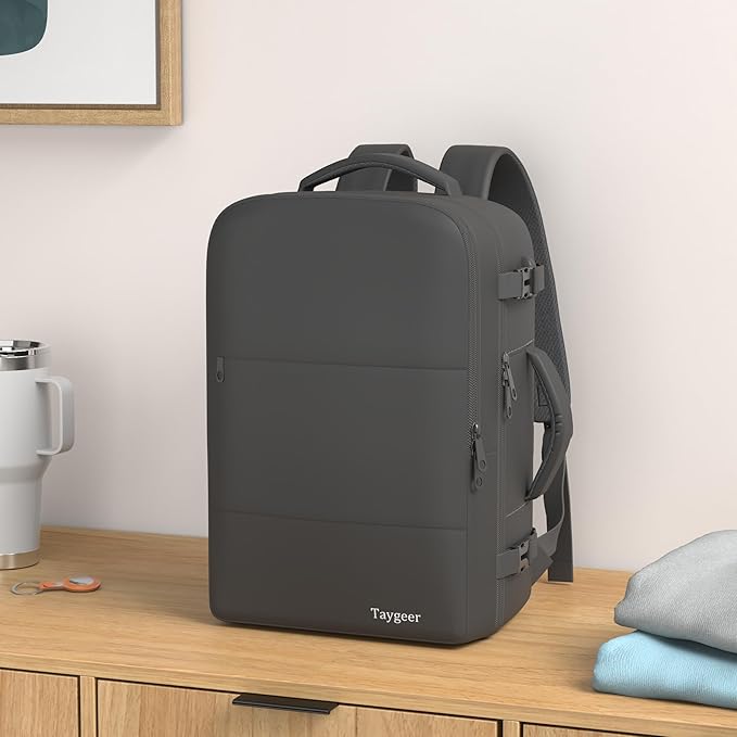 Taygeer Travel Laptop Backpack for Men Women, Airplane Approved Travel Backpack - Image 2