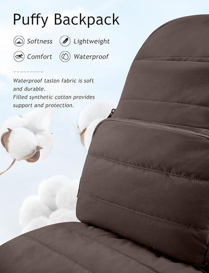 Uselike Travel Backpack for Women, 15.6 Inch Laptop Backpack, Quilted College - Image 6