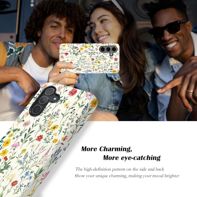 Compatible for Samsung Galaxy S25 FE 5G Case, Dual Layer Heavy Duty 2 in 1 - Image 4