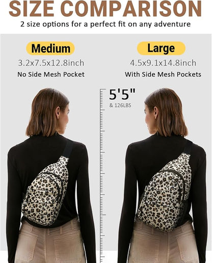 Tuwubi Crossbody Bags for Women, Sling Bag for Men, Small Hiking Backpack Anti - Image 5