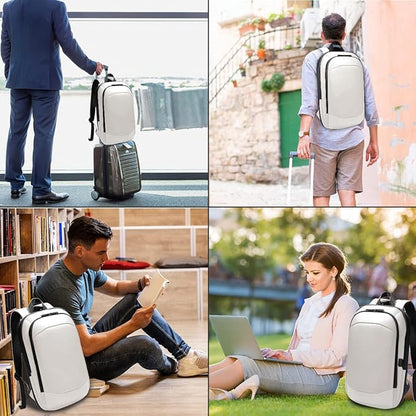 hk Business Backpack for Men 17 Inch, Slim & Expandable Waterproof Travel - Image 7