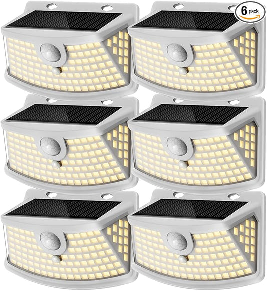 Aootek New Solar Motion Sensor Lights 120 LEDs by Lightupeveryconer