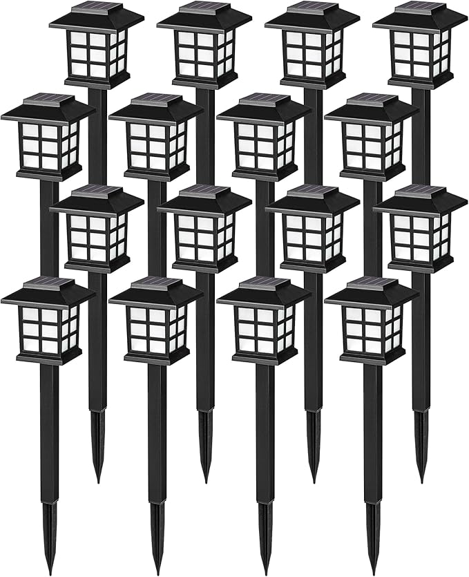 SOLPEX 16 Pack Solar Outdoor Lights, Path Lights, Walkway Lights Outdoor - Image 9