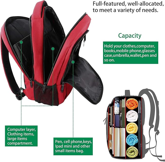 MATEIN Laptop Backpack for Womens, School Backpack - Image 5