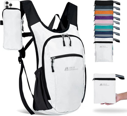 Hiking Backpack 10L/15L Small Daypack Lightweight Packable Travel Foldable by HIGHEXPERIENCE
