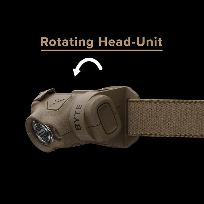 Princeton Tec Byte Tactical LED Headlamp Lightweight Compact, Durable - Image 6