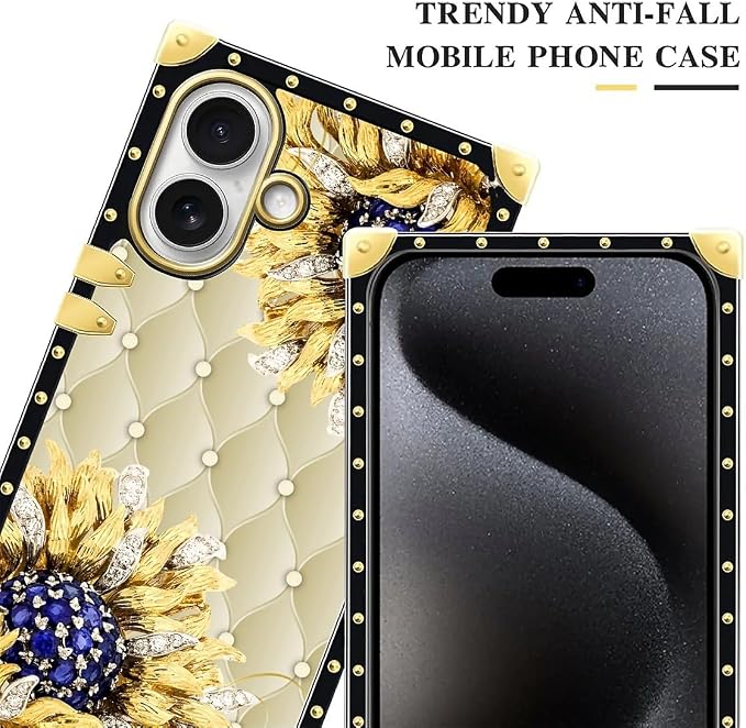 for iPhone 17 Case Luxury Golden Decoration - Image 4