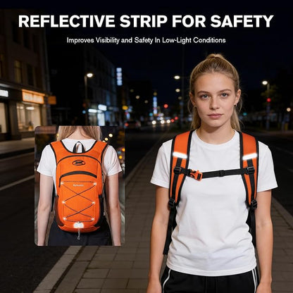 Ultra-Light Soft Daypack 15L/20L, Cushioned Breathable Back Panel Backpack - Image 4