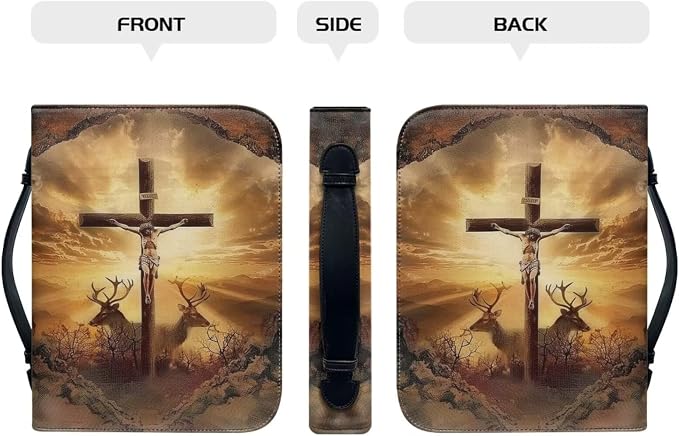 Bible Study Christian Gifts for Women Bible Cover for Men Church Bag - Image 2