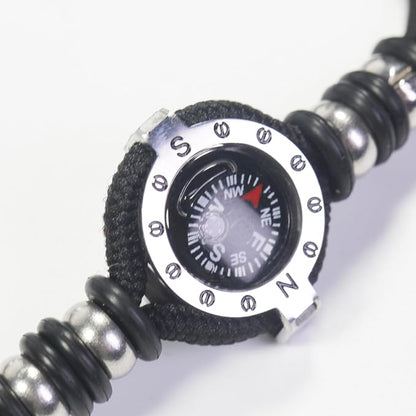 Innocence Adjustable Paracord Wrist Compass Bracelet - Image 3