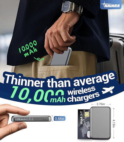 Portable Charger for Magsafe Power Bank - 10000mAh Magnetic Phone Charger - Image 2
