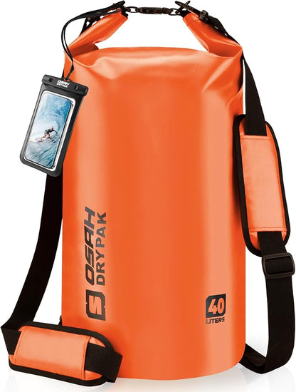 Waterproof Dry Bag, 5L/10L/20L/30L/40L Roll Top Lightweight Storage Backpack by OSAHDRYPAK