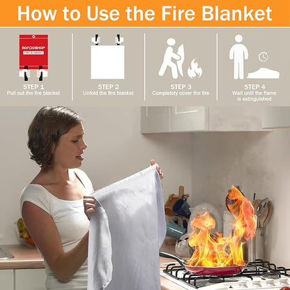 Emergency Fire Blanket for Camping Grill - Image 2