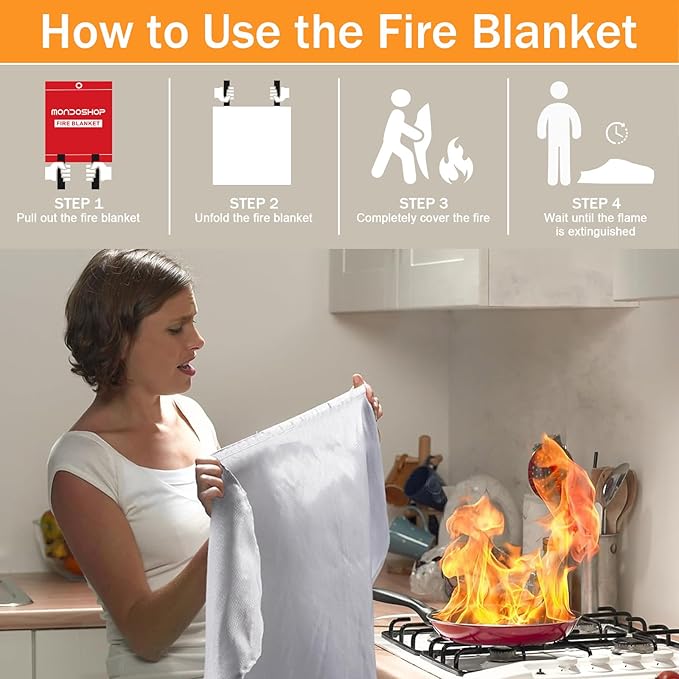 Mondoshop Fire Blanket Emergency - Image 2
