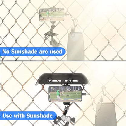 Cell Phone Fence Mount with Shade - Image 4