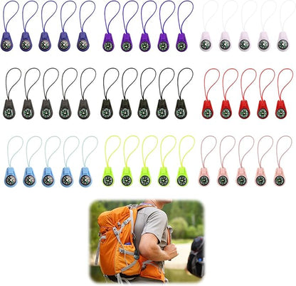 Button Compass Bulk Kit, 45 Pack Assorted Mini Compasses by RJLCTH