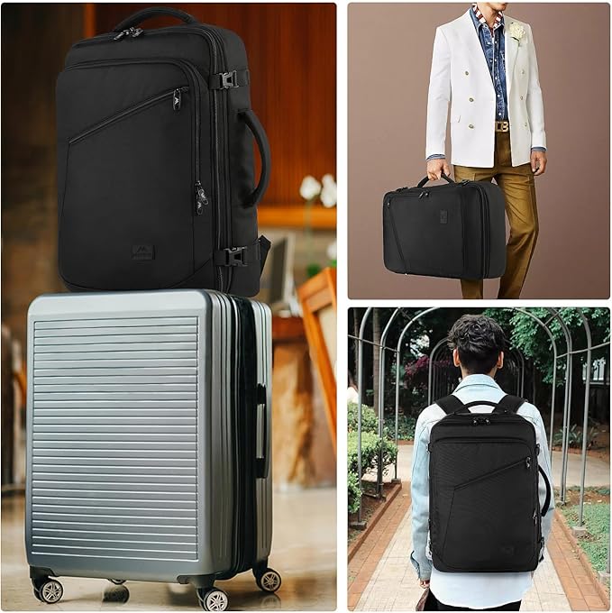 MATEIN Carry on Backpack, Extra Large Travel Backpack Expandable Airplane - Image 6