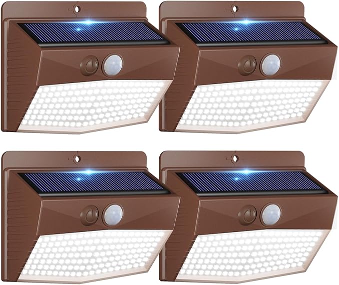 Solar Outdoor Lights Motion Sensor Solar Security Lights Waterproof by Peasur