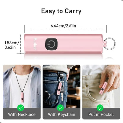 Blukar Rechargeable EDC Flashlight, Mini Keychain Flash Light - Image 5