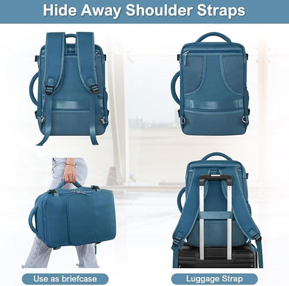 Sinaliy Travel laptop Backpack for Men Women, Personal Item Size Flight Approved - Image 6