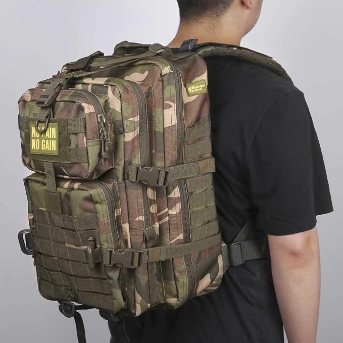 Hannibal Tactical MOLLE Assault Backpack, Tactical Backpack Military Army - Image 7