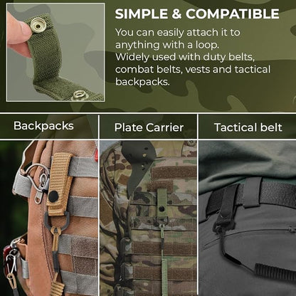 TECEUM Tactical Pistol Lanyard – 3+ Colors – Equipment Accessories - Image 8