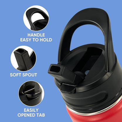 Fijinhom 2 Pack 18oz Insulated Stainless Steel Water Bottle - Image 3
