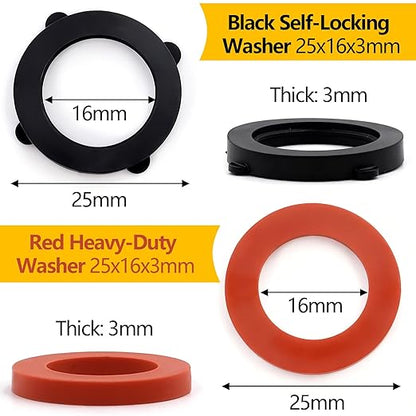 160 Pieces Hose Bib Washer & Faucet Washers Assorted Kit - Image 3