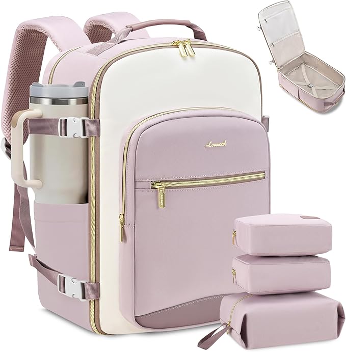 LOVEVOOK 40L Travel Backpack for Women & Men, Airline Approved Carry On Luggage by LOVEVOOK